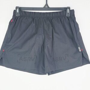 ASRV Men's Size M Black Brief Lined DSG-0737 Ripstop 6" Perforated Shorts